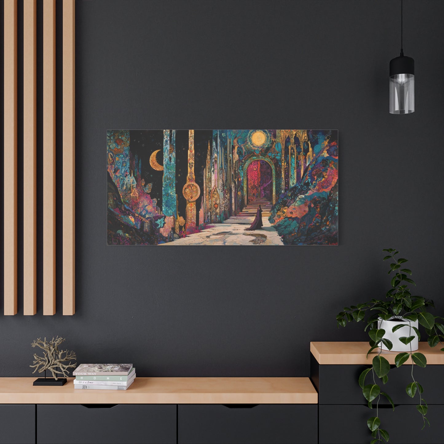 Moonlit Passage Canvas Print