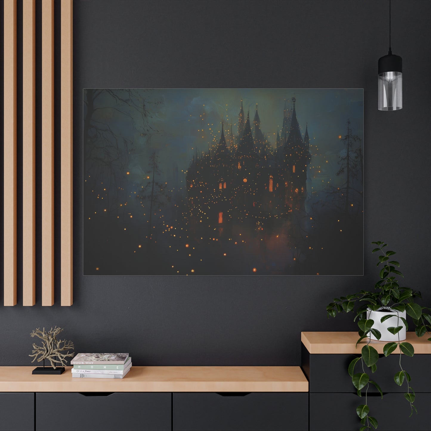 Towers of Twilight Canvas Print