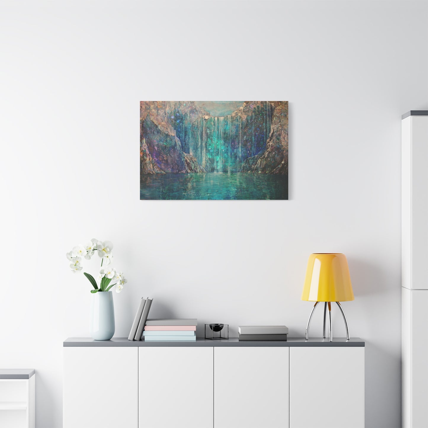 Falling Silence Canvas Print