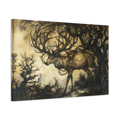 Stag of Ages Canvas Print