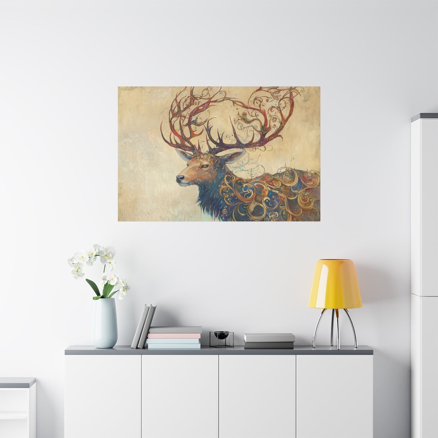 Stag of Yavanna Canvas Print