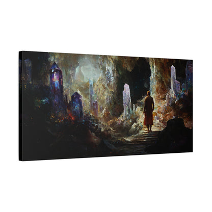 Path of Luminescence Canvas Print