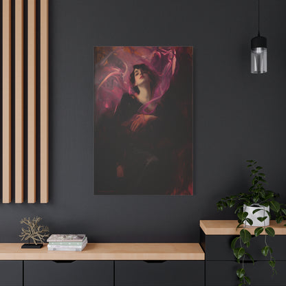 In Scarlet Silence Canvas Print