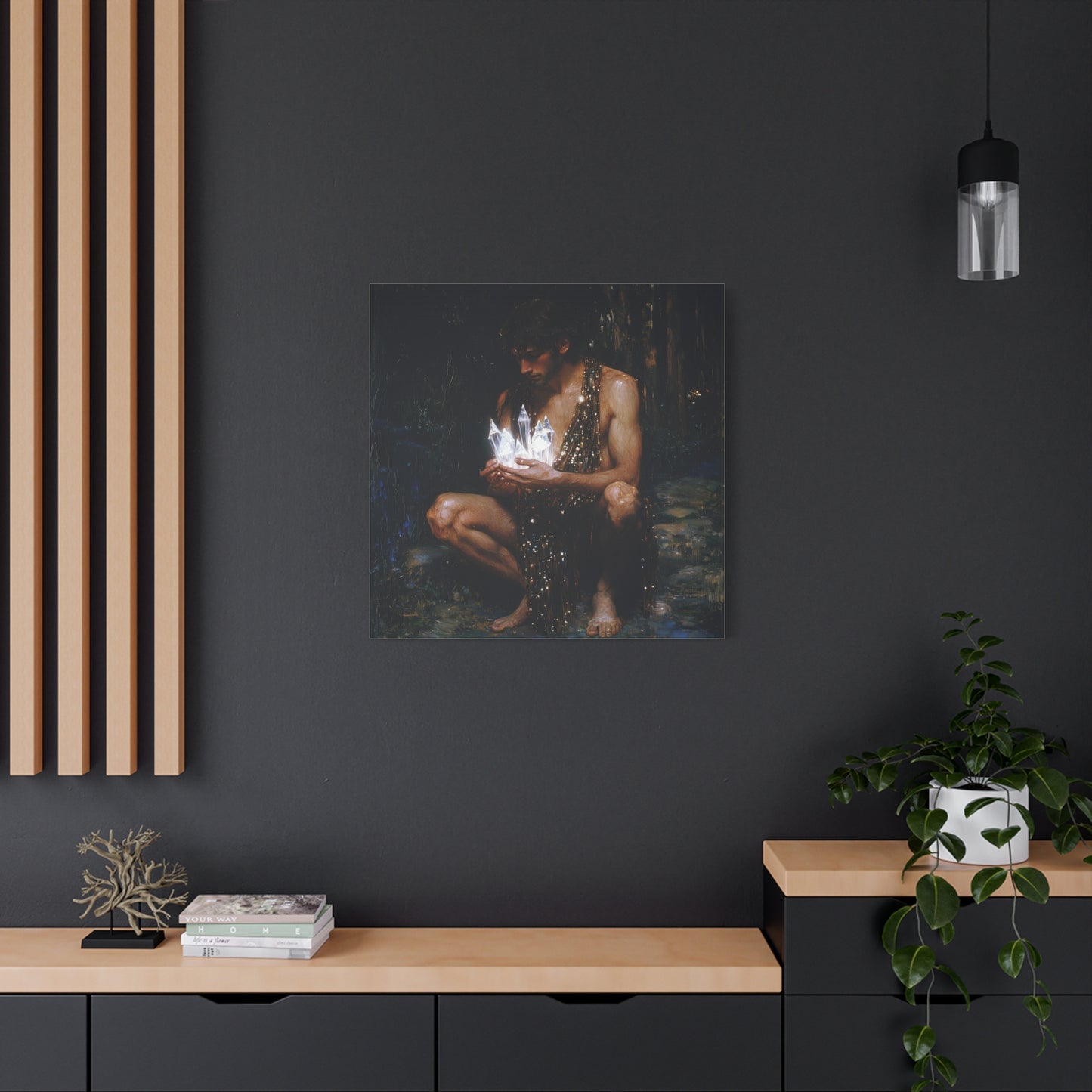 Silent Glow Canvas Print