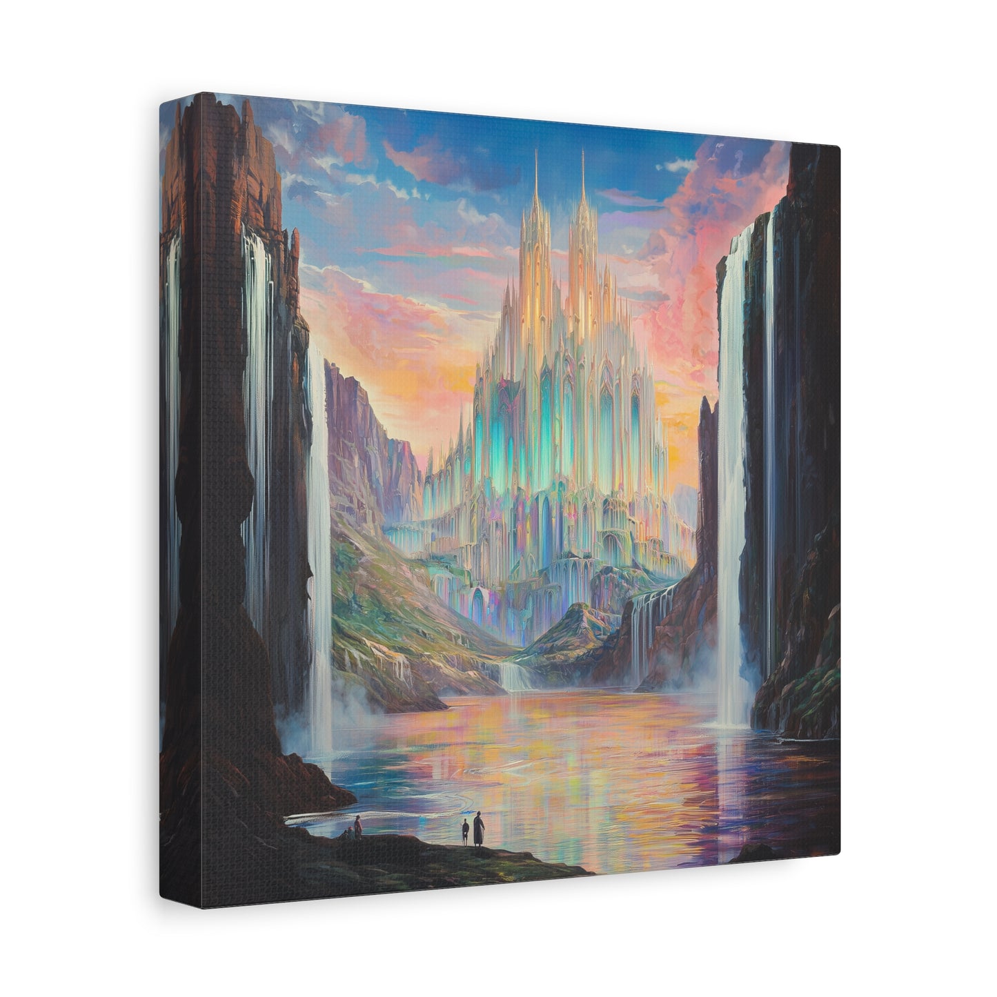 Dreamweaver's Citadel Canvas Print