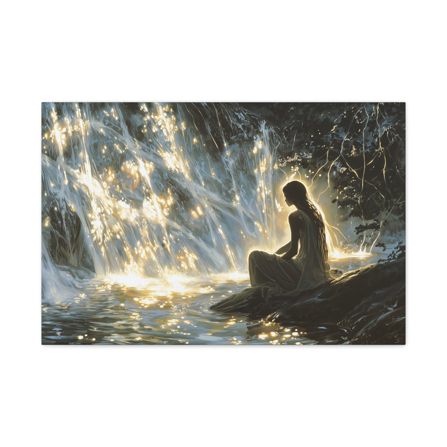 Silent Stream Canvas Print