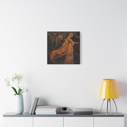 Silken Solitude Canvas Print