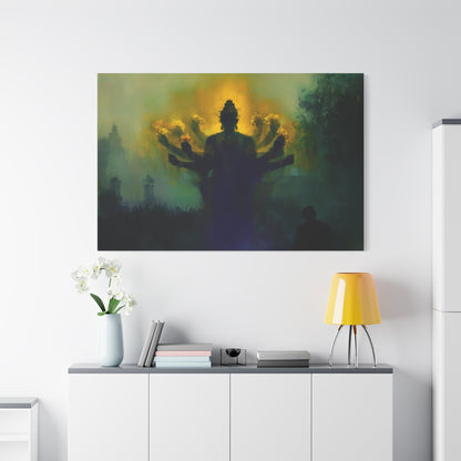 The Dreaming Deity Canvas Print