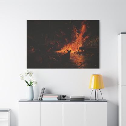 Phantoms of the Pyre Canvas Print