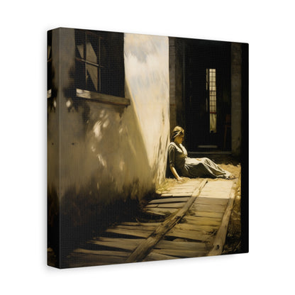 Shadow's Embrace Canvas Print