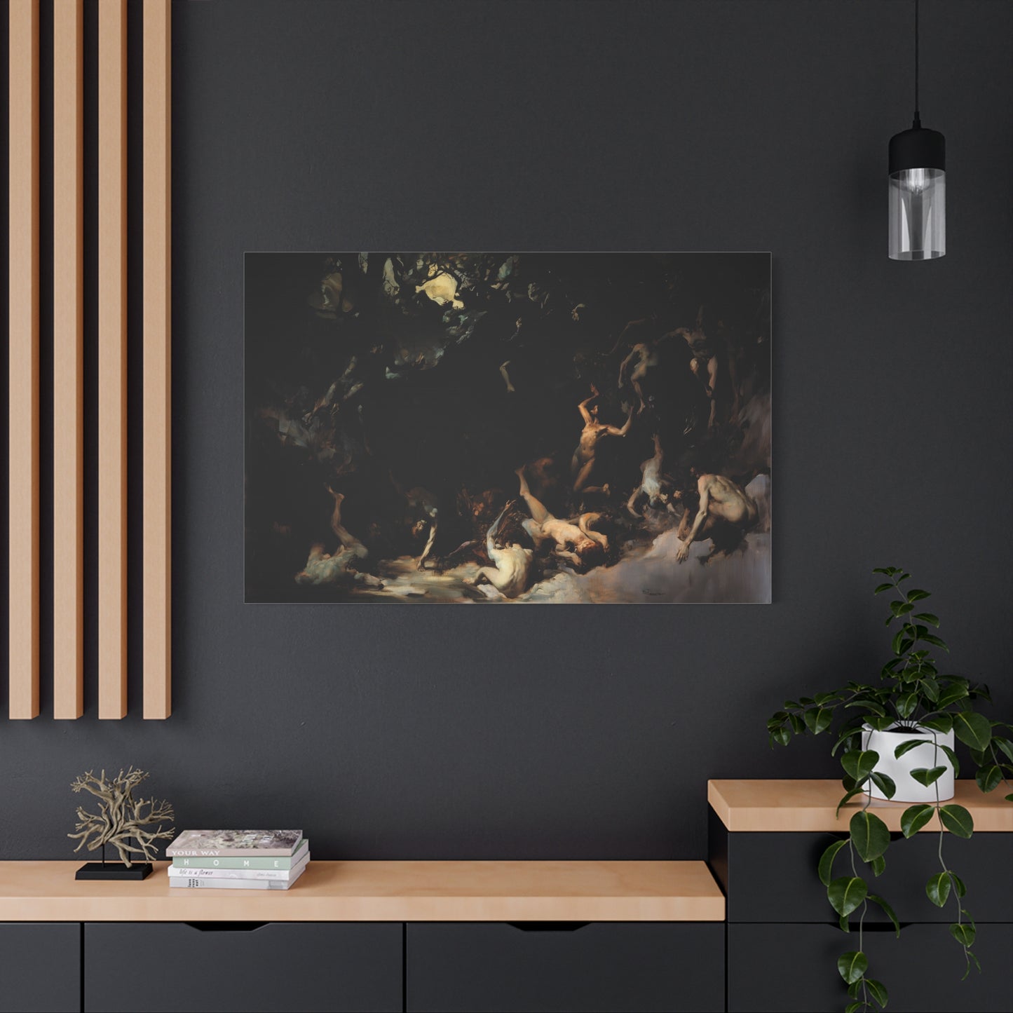 Night's Enigma Canvas Print