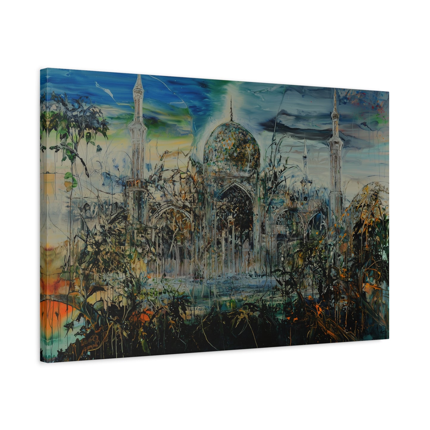 Serene Edifice Canvas Print