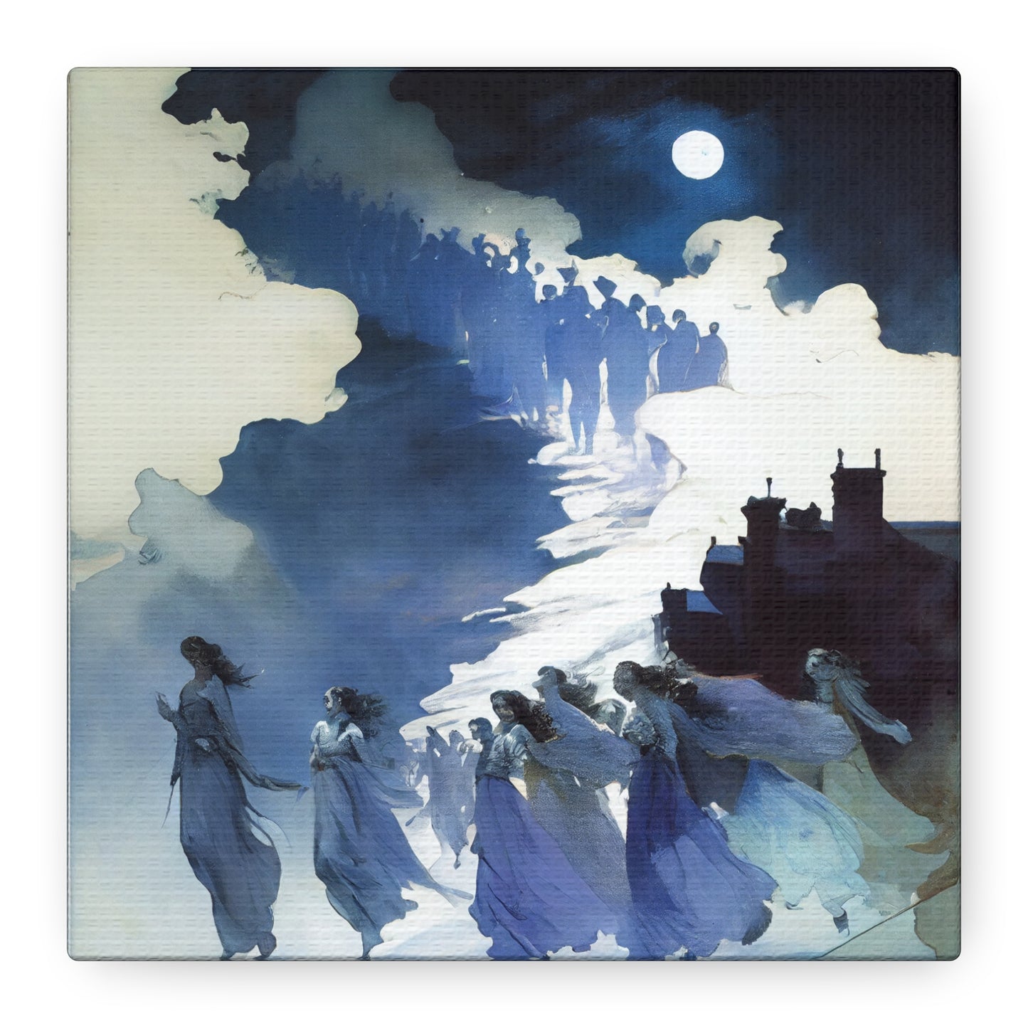 Midnight Procession Canvas Print