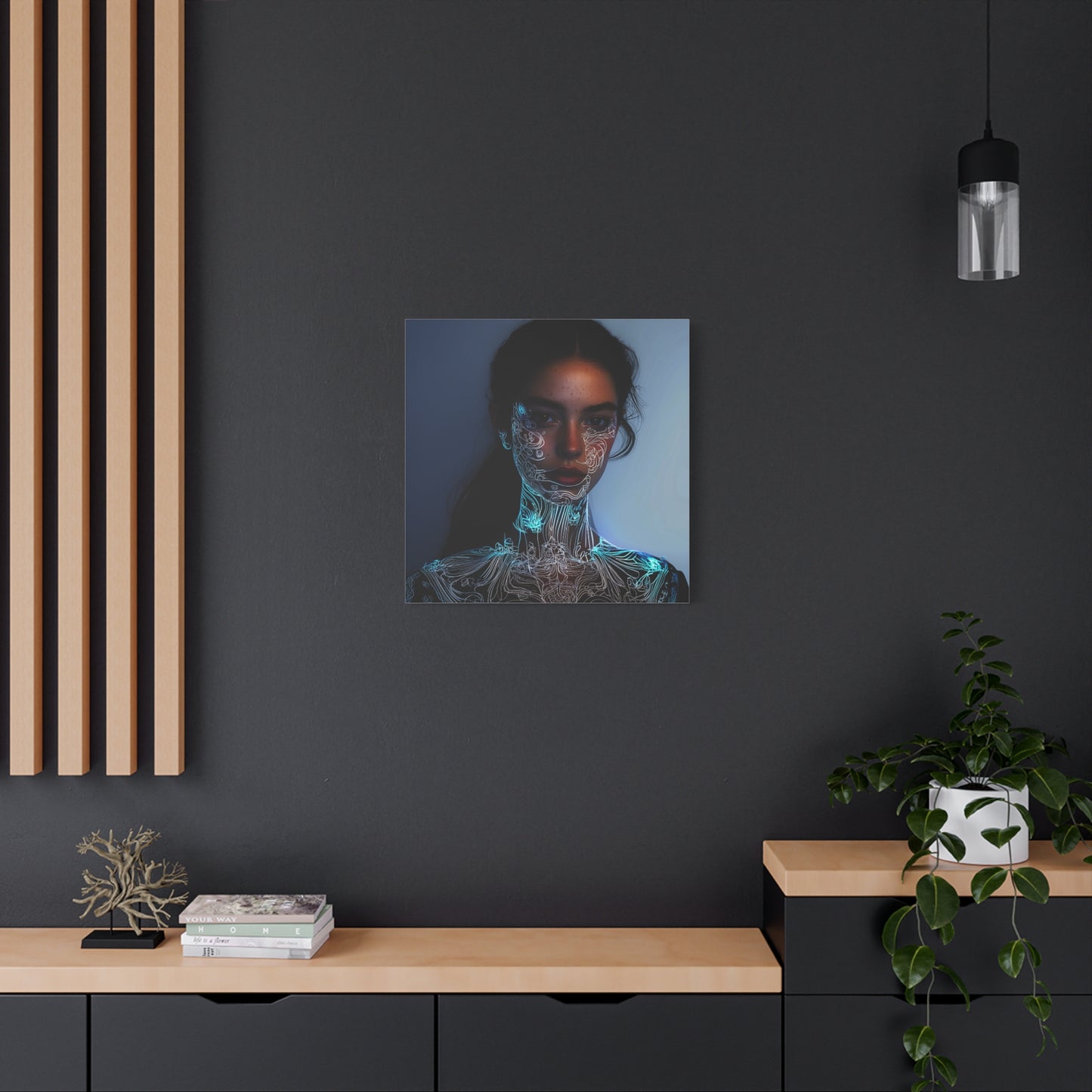 Maiden of the Cosmos Canvas Print