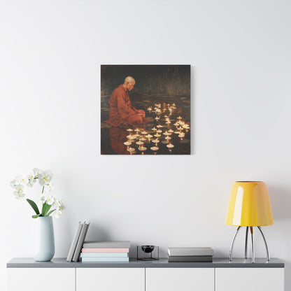 Whispering Flames Canvas Print