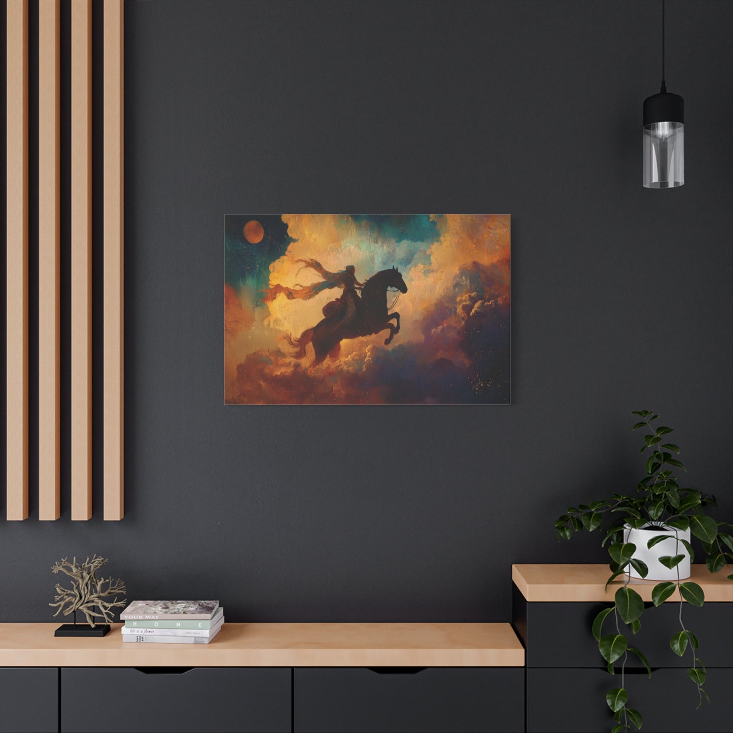 Rider of Dawn Canvas Print