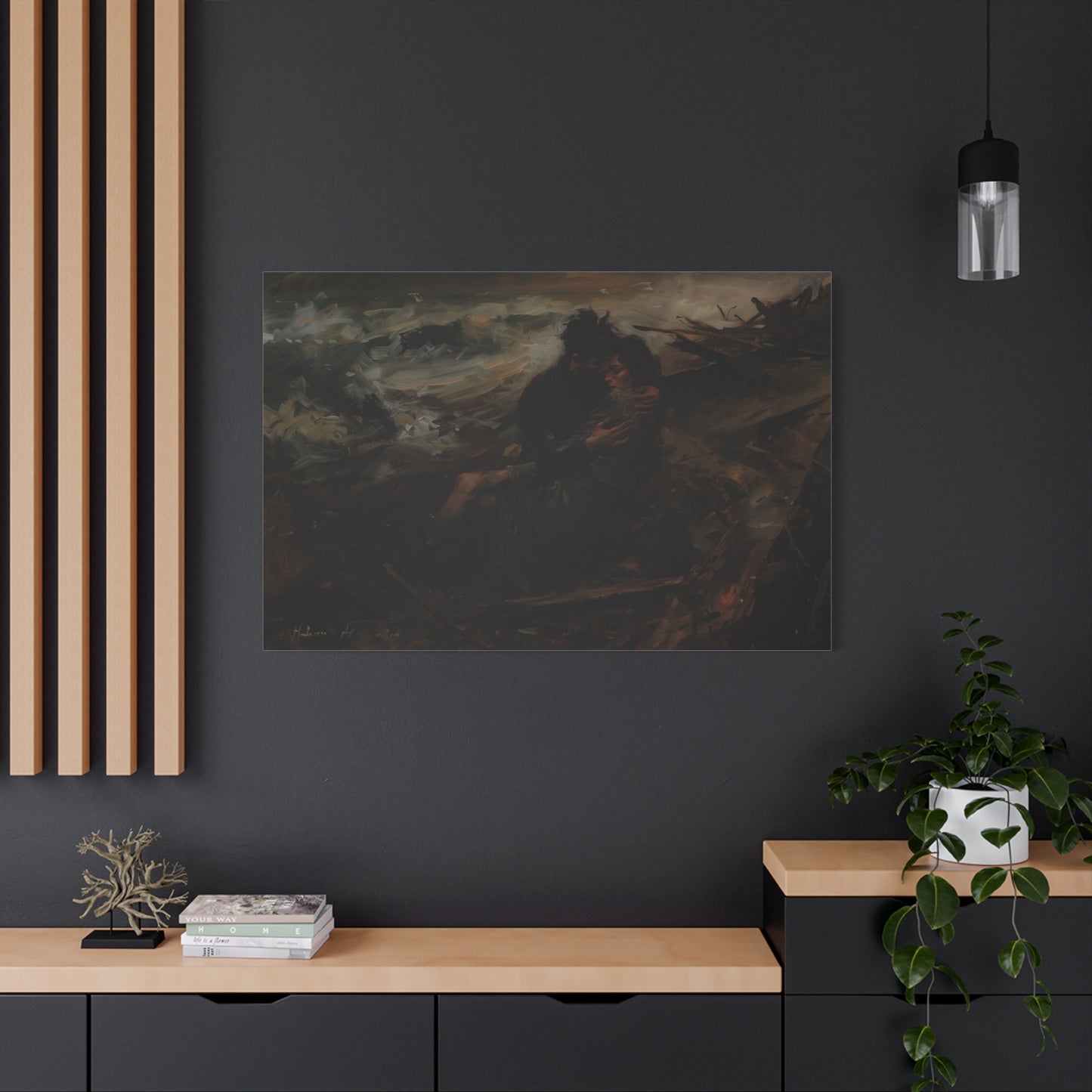 Twilight Embrace Canvas Print