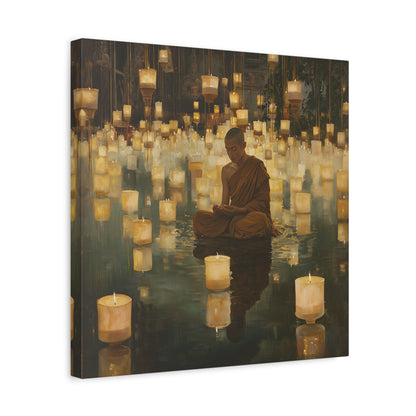 Quiet Candles Commune Canvas Print