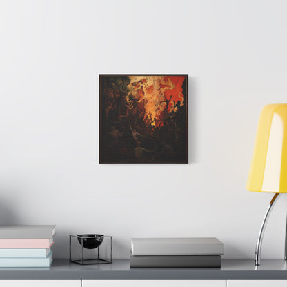 The Fiery Gathering Canvas Print