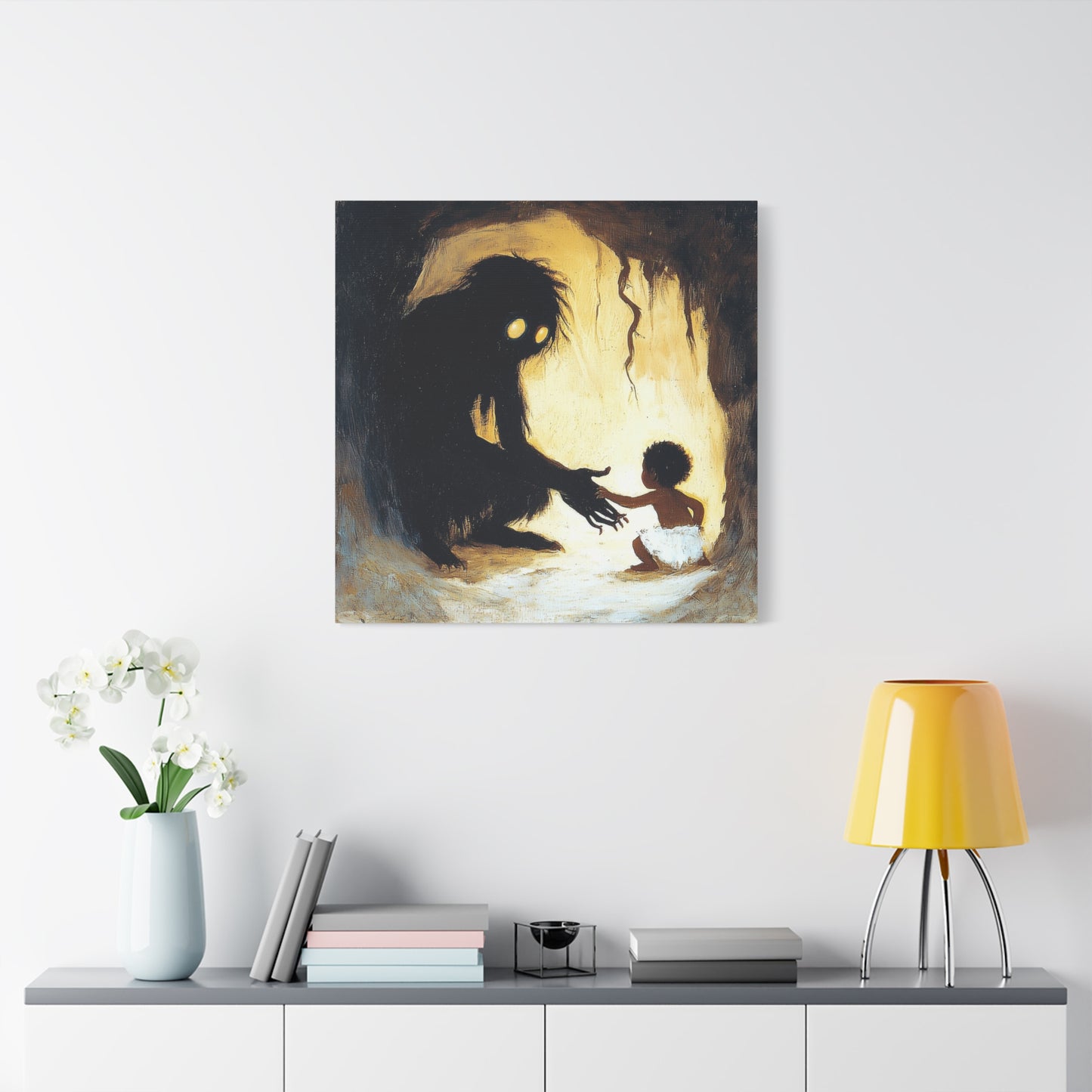 The Lurking Abyss Canvas Print