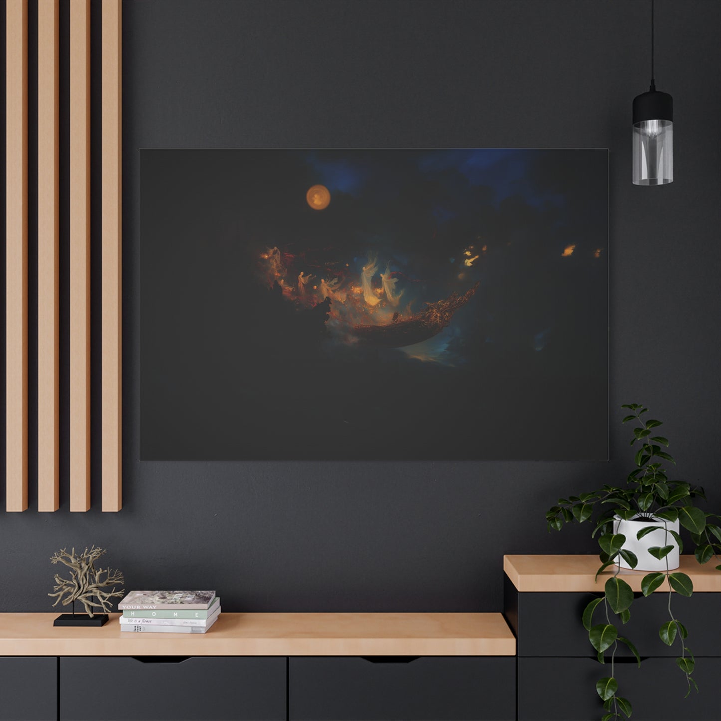 Night's Emissaries Canvas Print