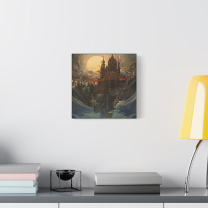 Castle in Mist Canvas Print