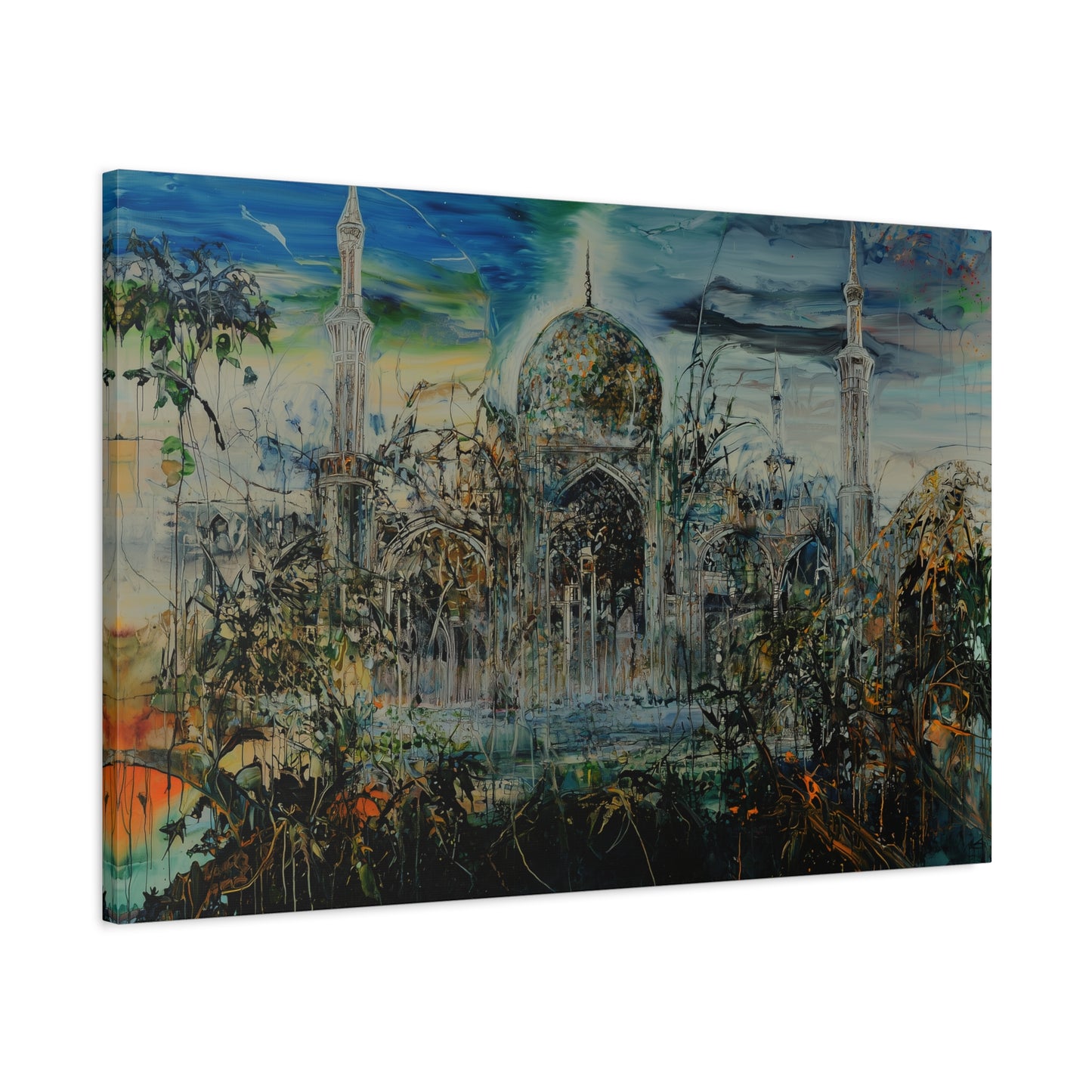 Serene Edifice Canvas Print