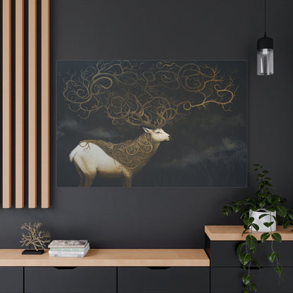 Antlers Speak Canvas Print