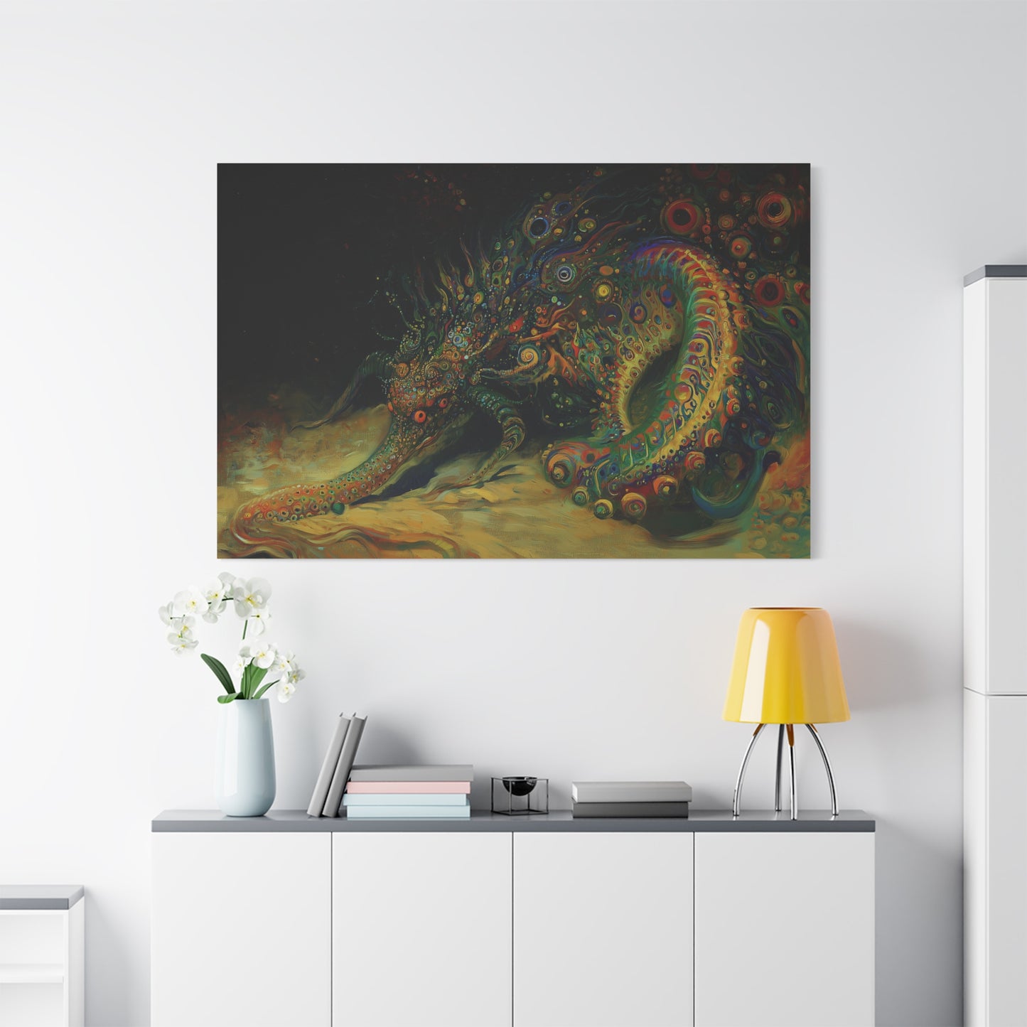 Serpent of the Lore Canvas Print