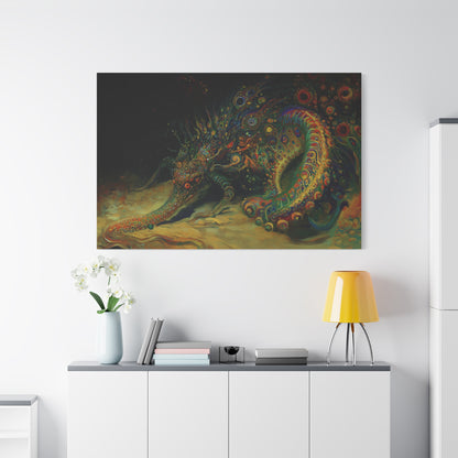 Serpent of Lore Canvas Print