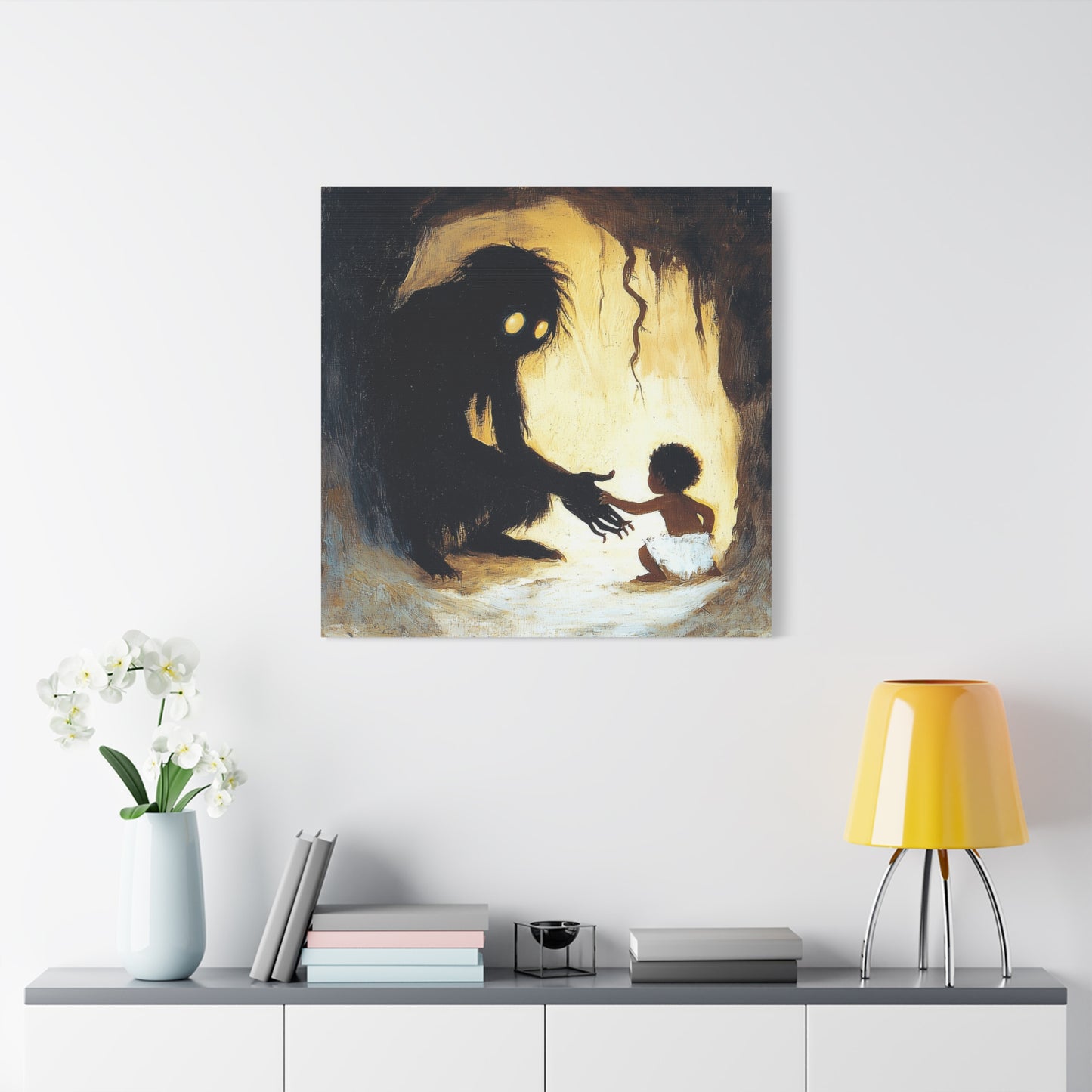 The Lurking Abyss Canvas Print