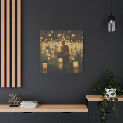 Quiet Candles Commune Canvas Print