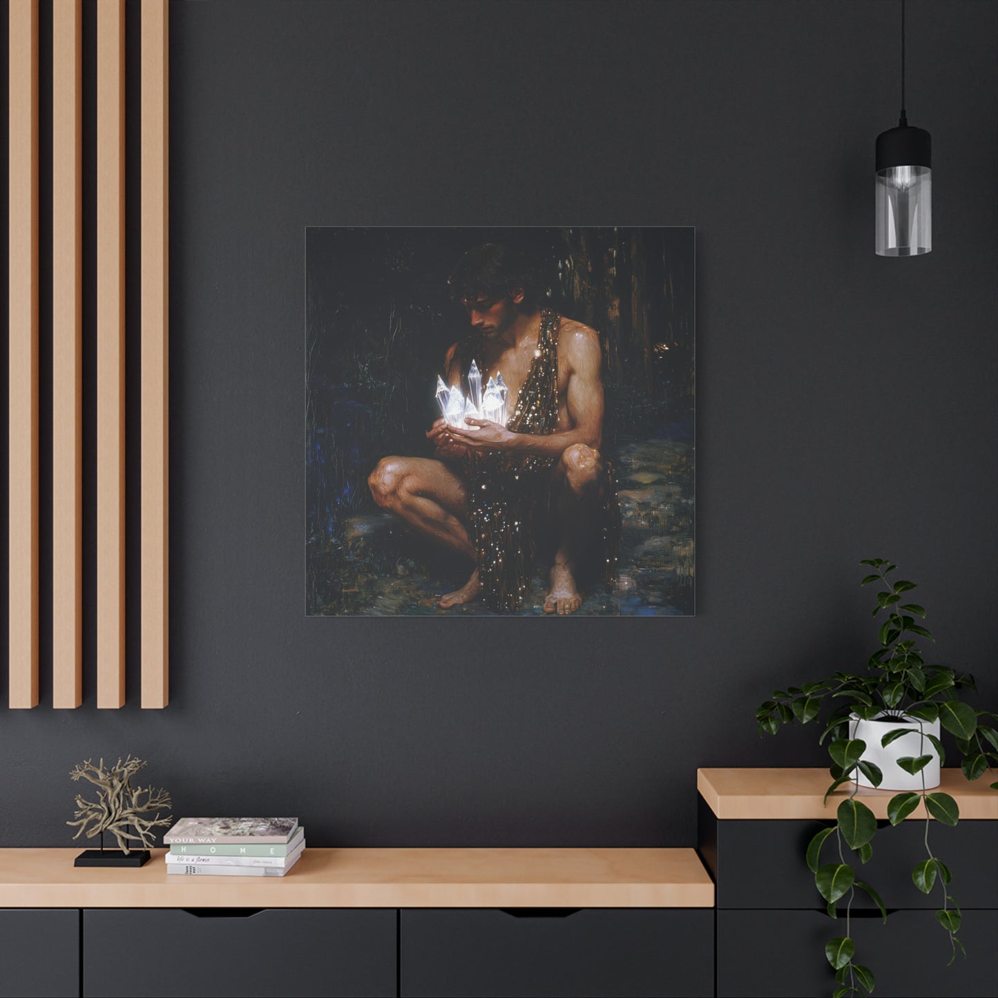 Silent Glow Canvas Print