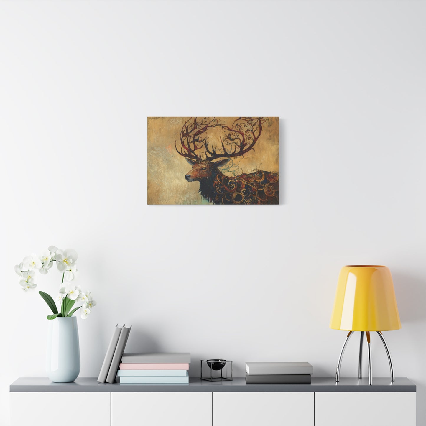 The Ancient Stag Canvas Print