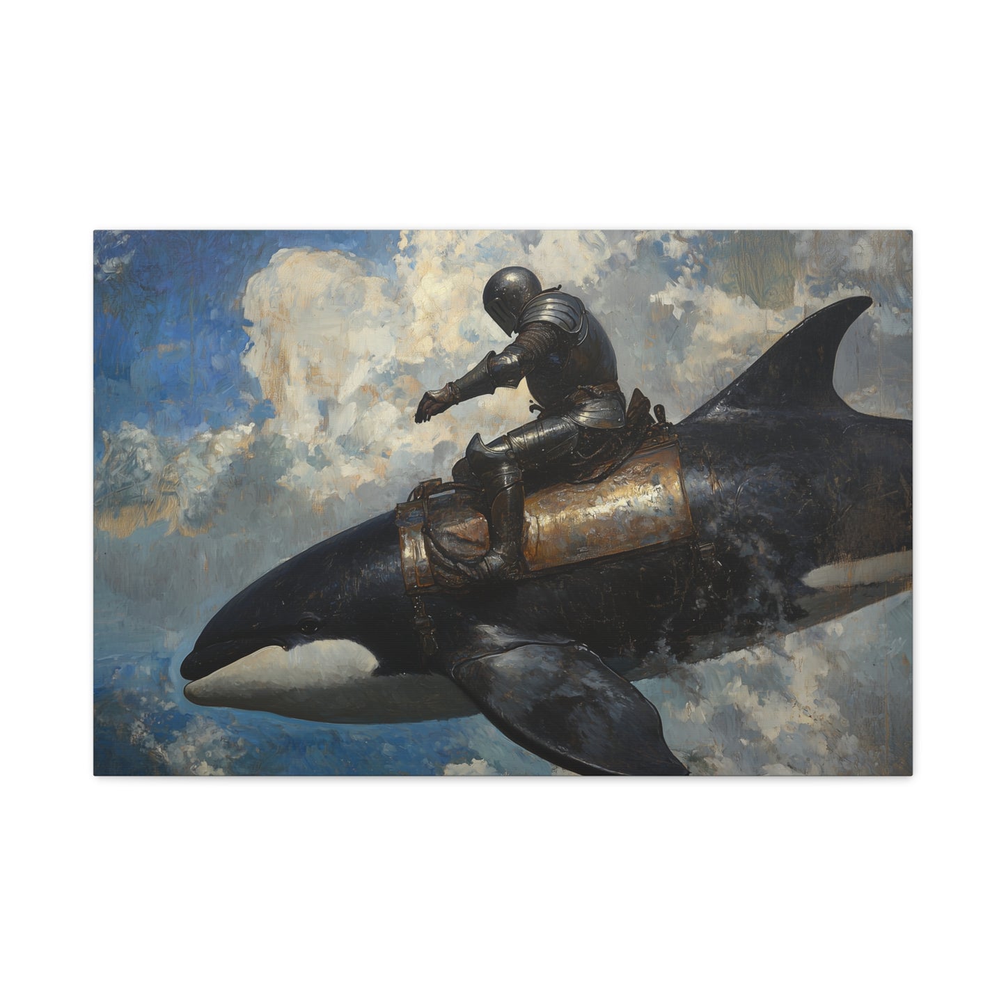 Whale-Rider’s Quest Canvas Print