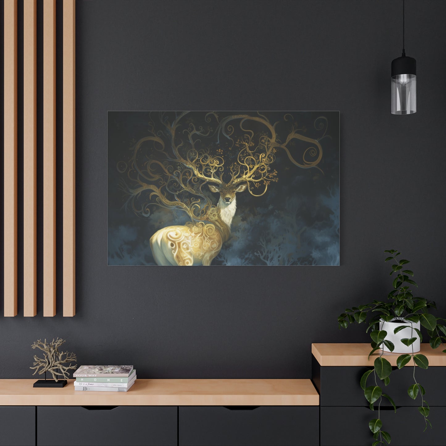 Eldritch Antlers Canvas Print