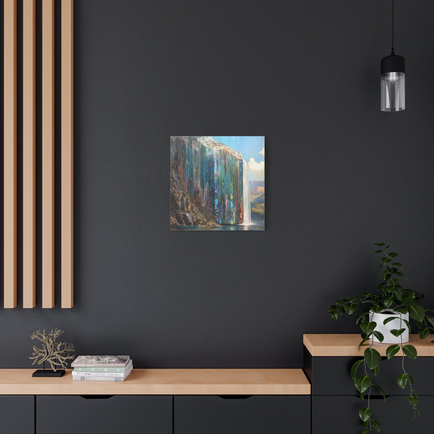 Abyssal Cascade Canvas Print