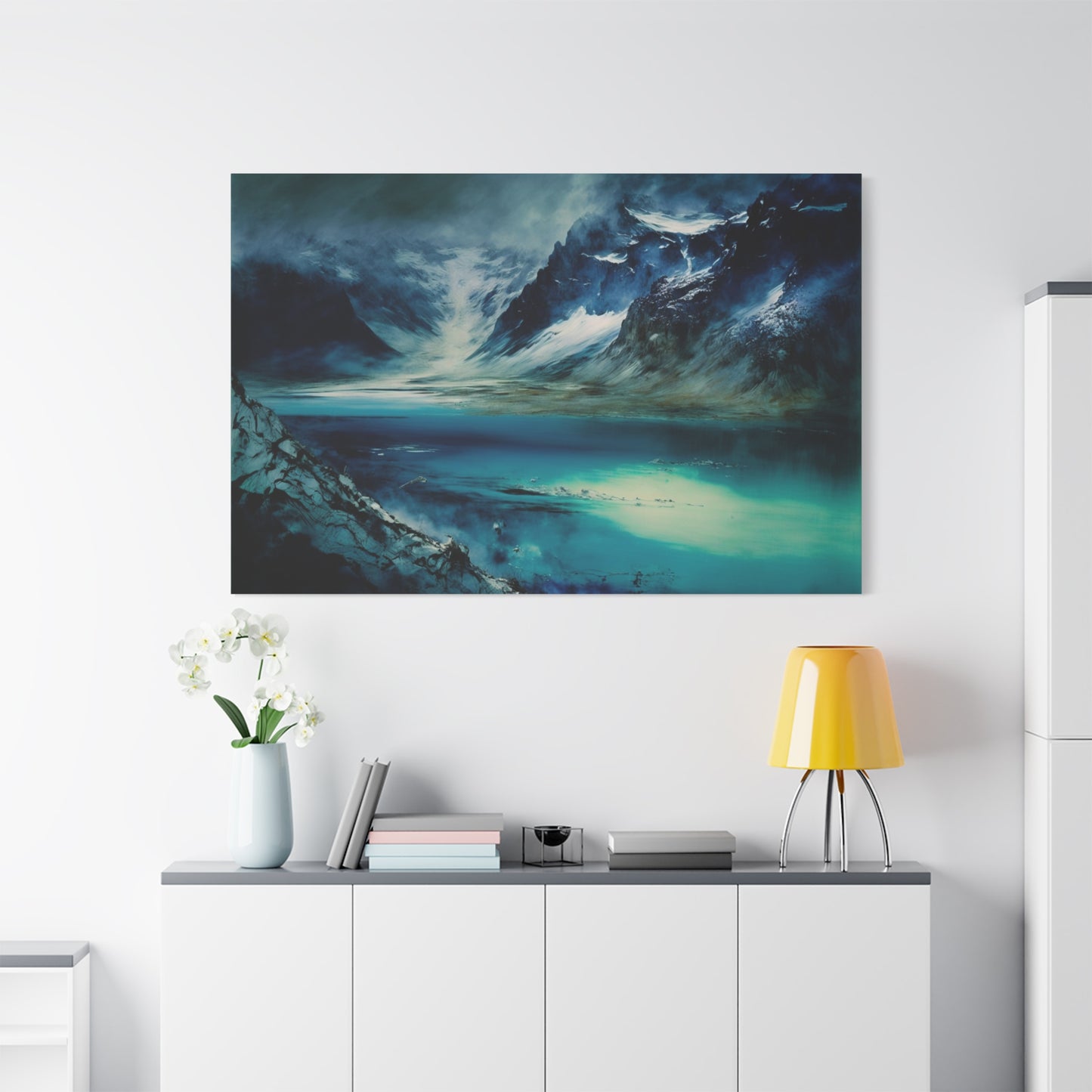 The Balance of Ice Canvas Print