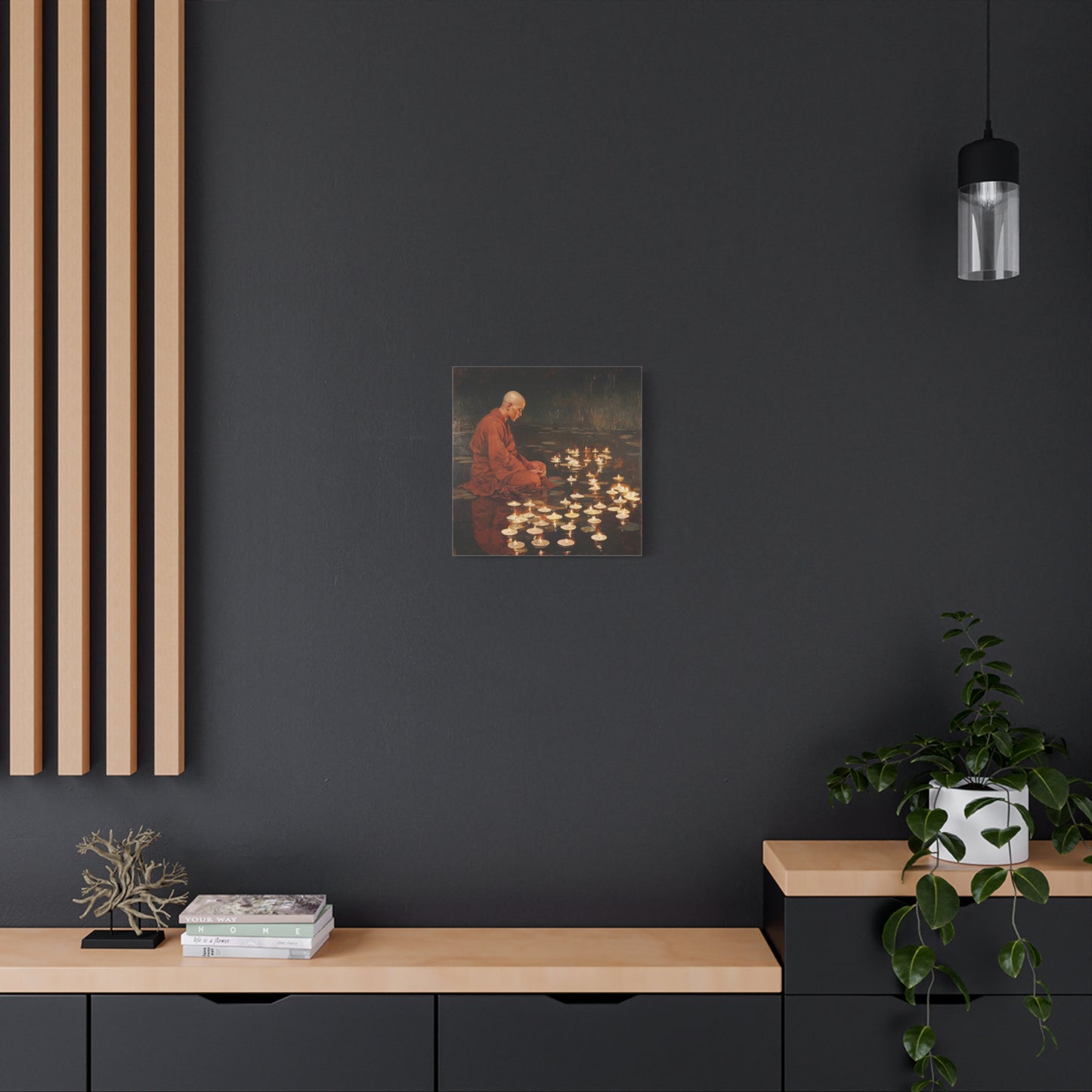 Whispering Flames Canvas Print