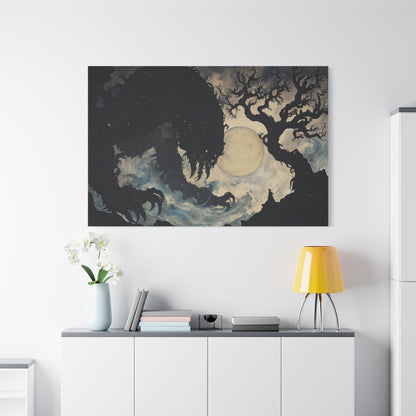 The Night's Lore Canvas Print