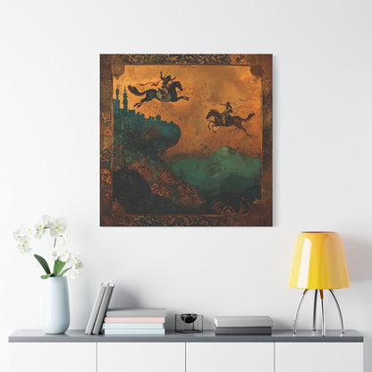 Riders of Midnight Canvas Print