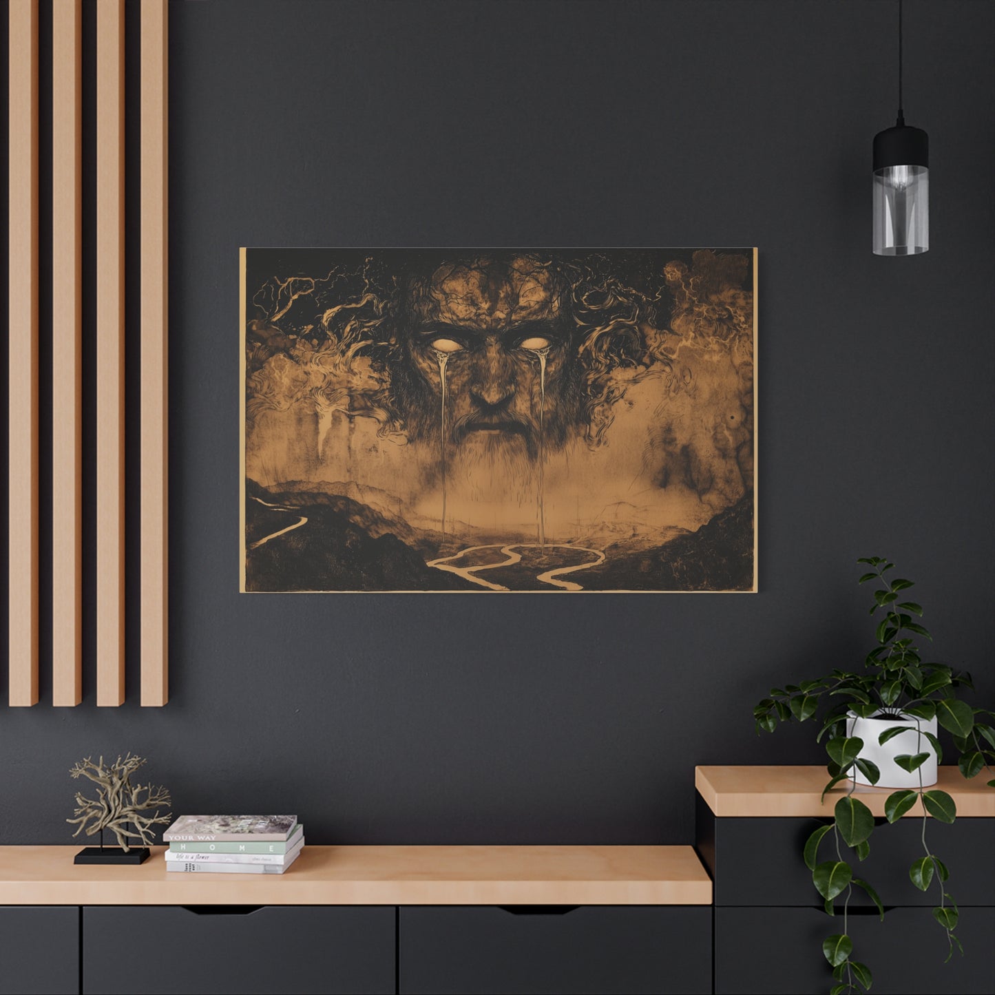 Rivers of Sorrow Canvas Print