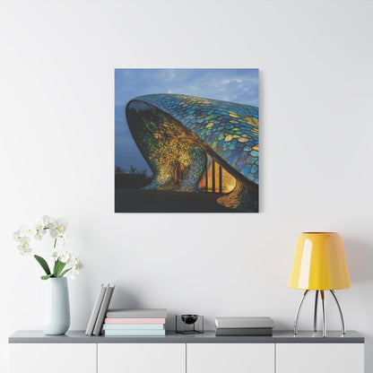 The Scaled Dome Canvas Print