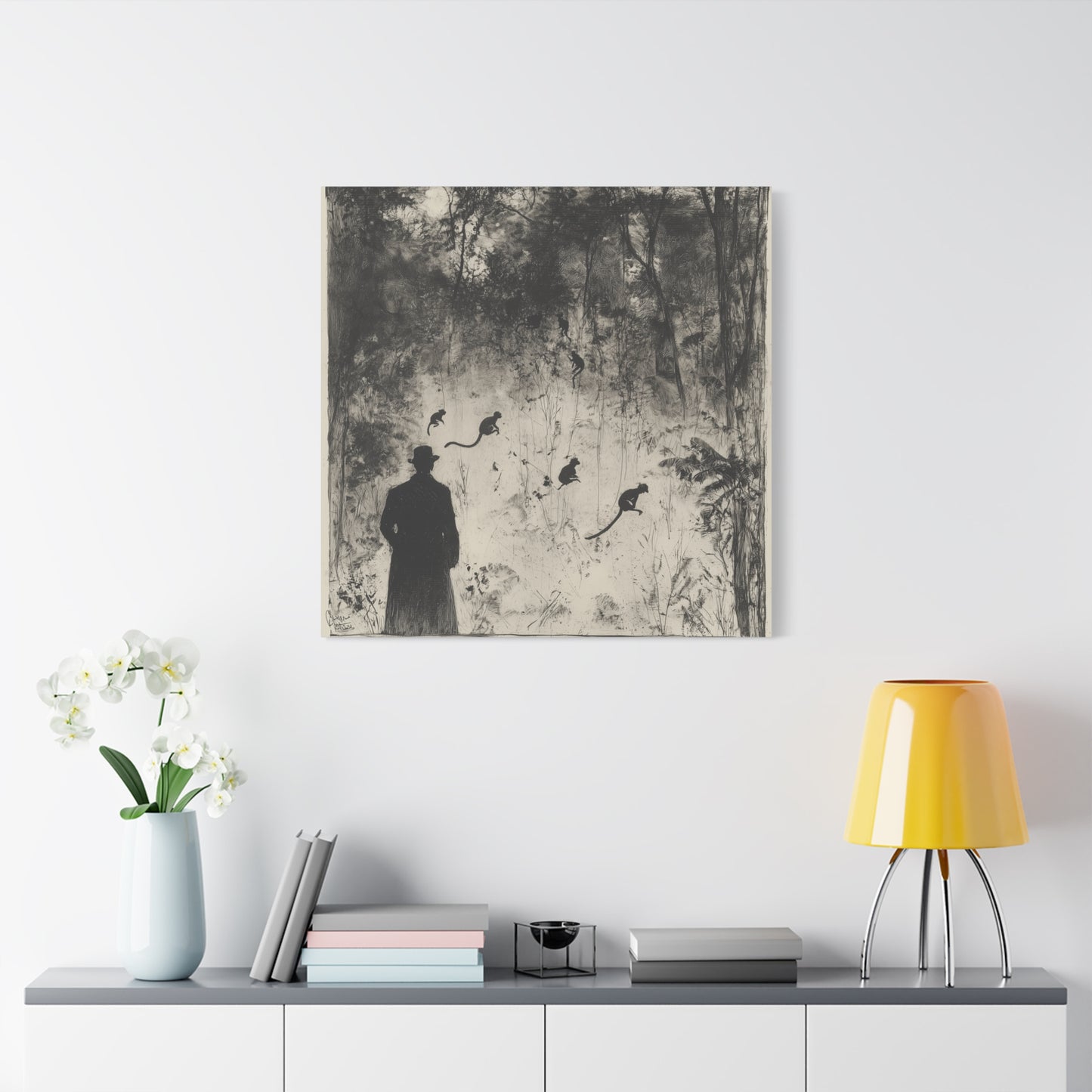 Forest's Silent Dance Canvas Print