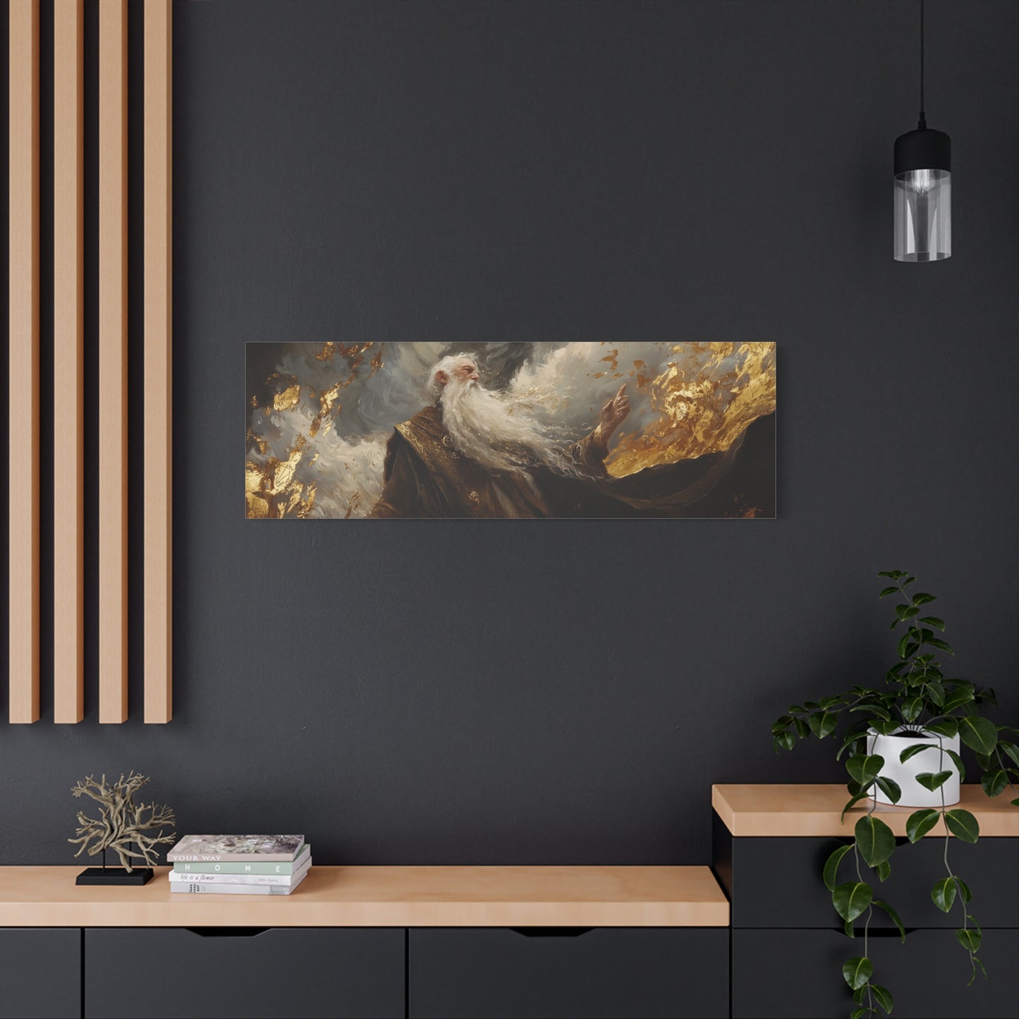 Lorekeeper's Gaze Canvas Print