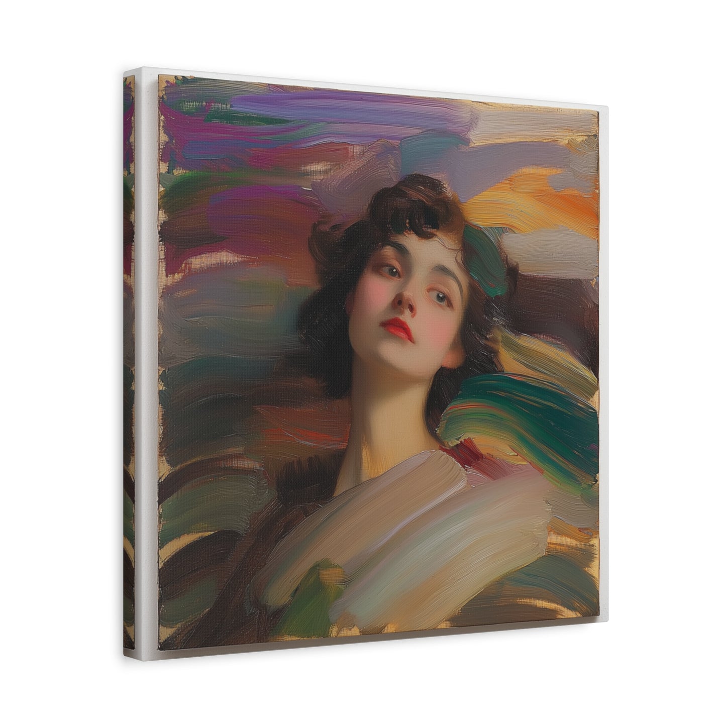 Lady of the Silken Veil Canvas Print