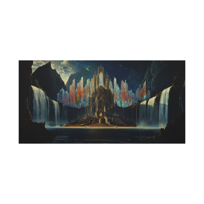 The Crystal Citadel Canvas Print