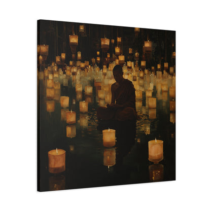 Stillness and Candles Canvas Print