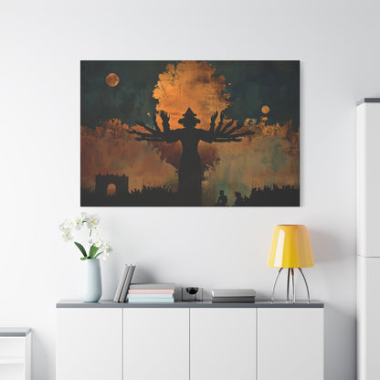 The Forgotten Pantheon Canvas Print