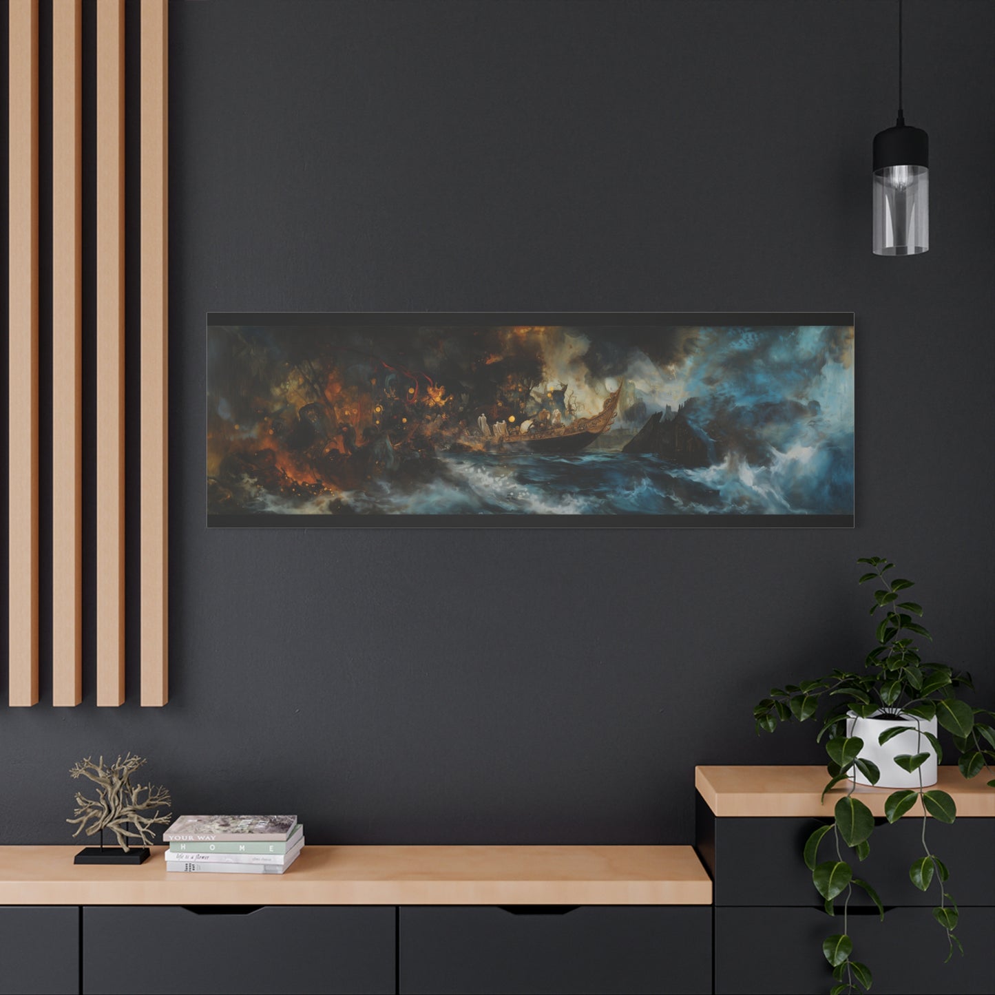 Balance in Tempest Canvas Print